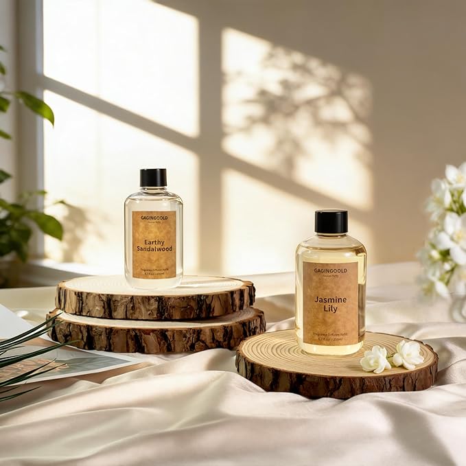 Jasmine Lily Scented Reed Diffuser Oil Refill - Image 6