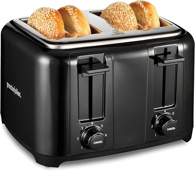 Proctor Silex Deluxe Hot Sandwich Maker, Nonstick Plates, Stainless Steel & 4 - Image 5