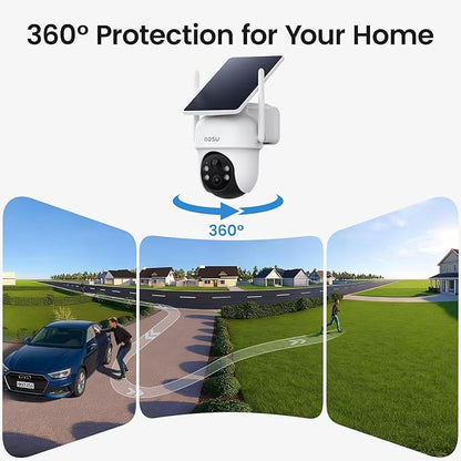 aosu Security Cameras Outdoor Wireless, 4 Cam-Kit, No Subscription, - Image 4
