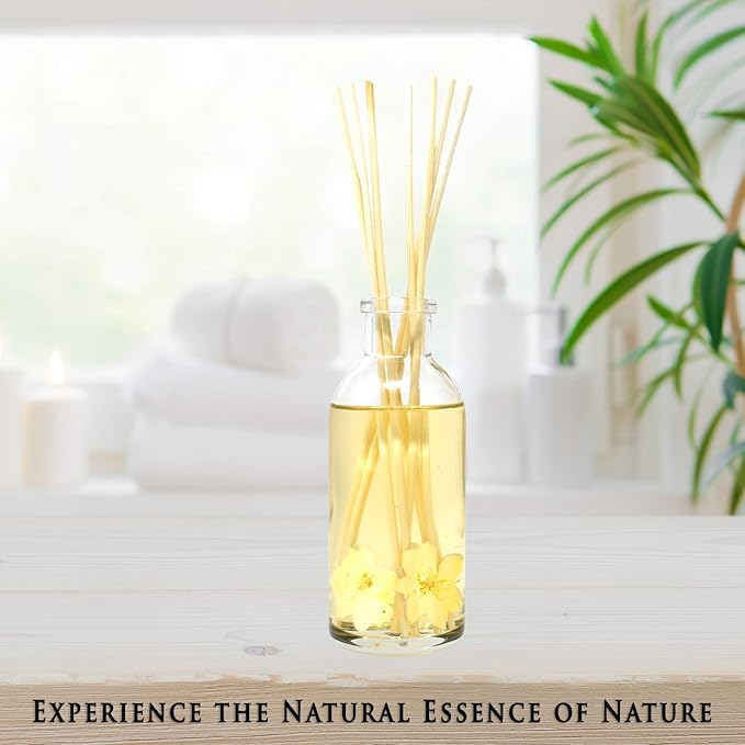 Urban Naturals Vanilla Orchid and Almond Scented Reed Diffuser Oil Set | Rich - Image 5