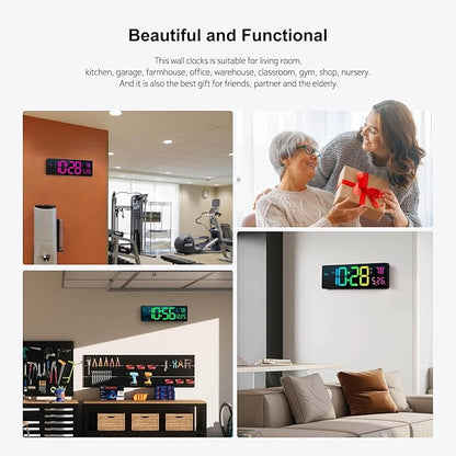 Digital Wall Clock Large Display 16", Digital Clock - Image 6