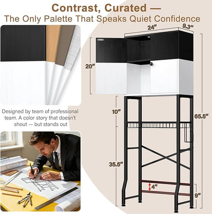 Over the Toilet Storage Cabinet - Image 2