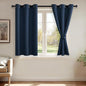 JIUZHEN Navy Blackout Curtains by JIUZHEN