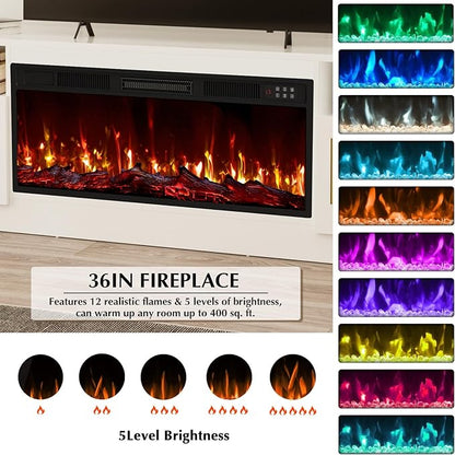 Lemberi Fireplace TV Stand - Image 4
