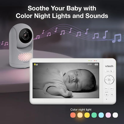 VTech Advanced HQ Max Twin 7" Digital Video 2-Cameras Baby Monitor - Image 7
