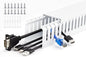 ZhiYo 66in Professional Server Rack Cable Management Raceway, H2in x W2in Cable by ZhiYo