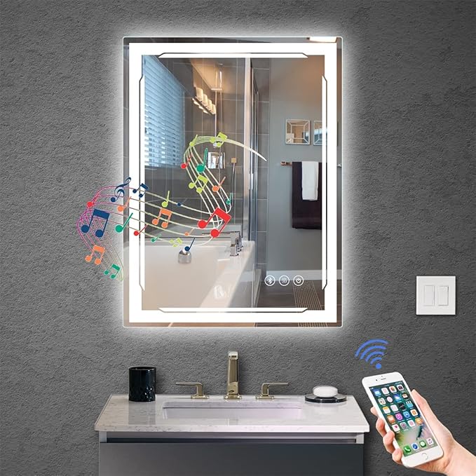 24''X32'' LED Bathroom Mirror by MLTMIRROR