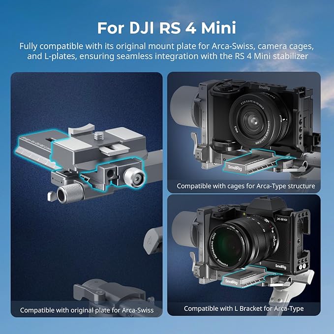SMALLRIG 4.6'' Quick Release Plate Adapter - Image 2