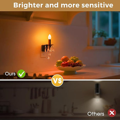 L LOHAS LED Flameless Candle Night Light, 2 Pack Night Lights Plug into Wall - Image 7