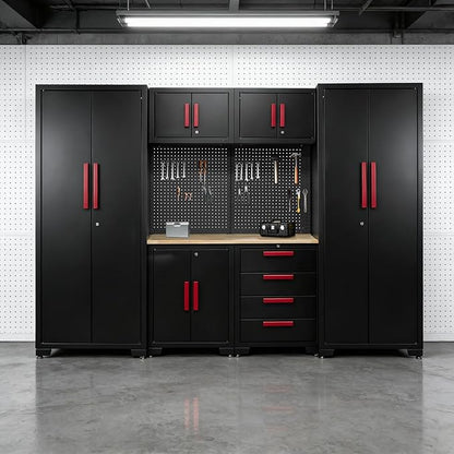 Garage Storage Cabinet System, Cabinet Drawers, Pegboard - Image 2