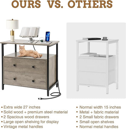 Edbuosy 27 inch Wide Night Stand - Image 7