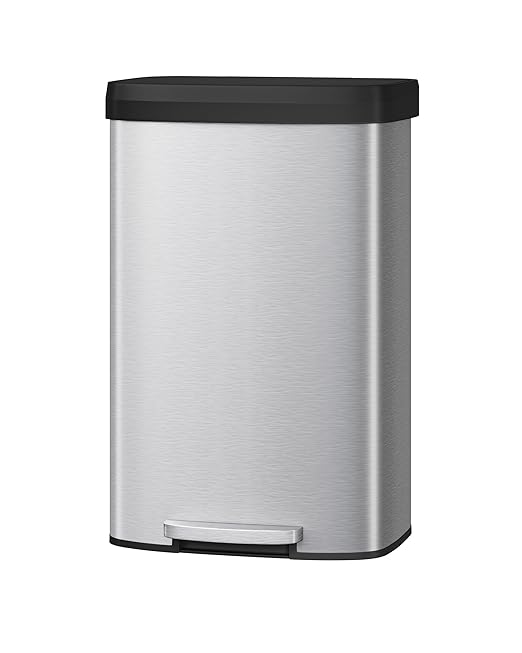 Garvee 21 gal / 80 L Stainless Steel Trash Can by Garvee