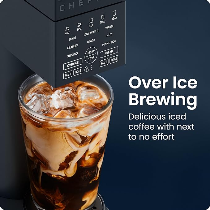 Chefman Caffeinator Single Serve Coffee Maker, Brew Kcups & Grounds, Drip - Image 9