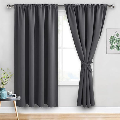 JIUZHEN Blackout Curtains for Bedroom by JIUZHEN