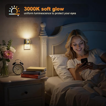 JandCase LED Night Light, Night Light3000K/4000K/5000K & 3 Brightness Levels - Image 4