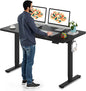 SANODESK Electric Standing Desk 55 x 28 Inches Whole-Piece Desktop Height by sanodesk