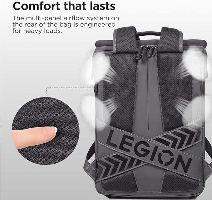 Lenovo Legion 16-inch Armored Gaming Backpack GB900, 20L Capacity, - Image 7
