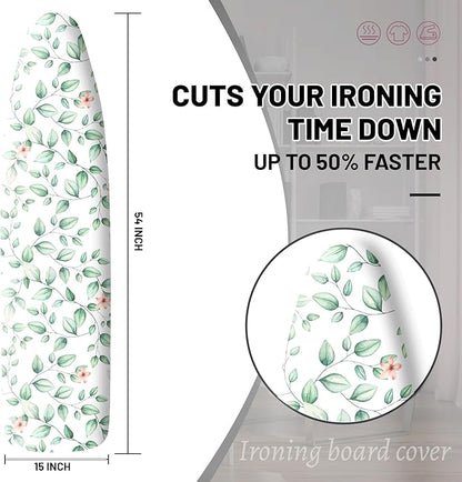 Extra Thick Ironing Board Cover and Pad, 15x54 Ironing Board Cover, Resist - Image 2