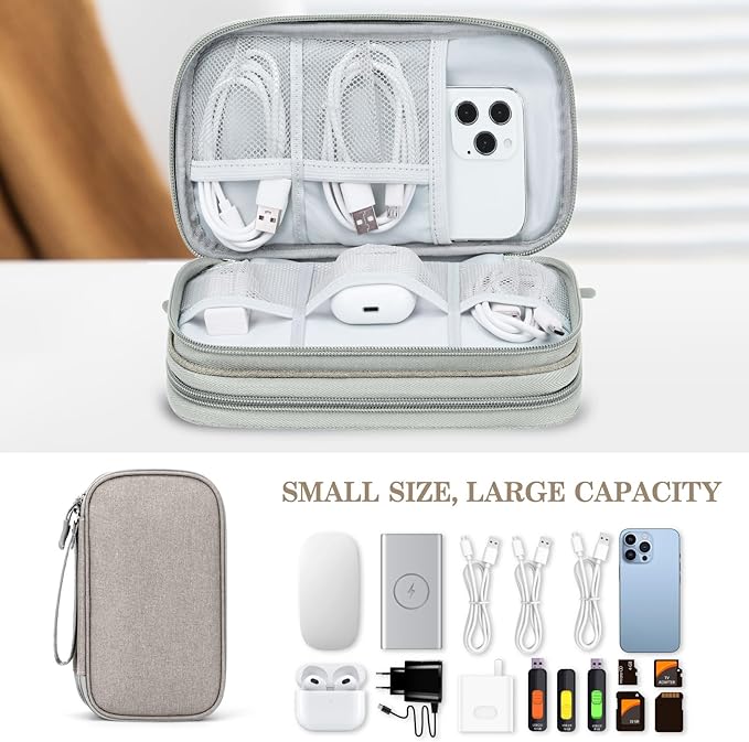 FYY Electronic Organizer, Travel Cable Organizer Bag Pouch Electronic - Image 6