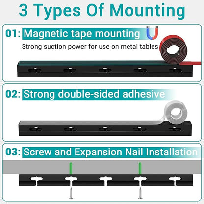Cable Raceway - Magnetic Cable Management Under Desk - Image 6
