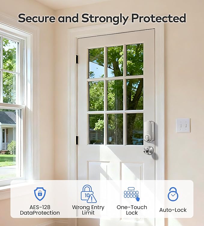TEEHO TE012W-K WiFi Smart Keyless Entry Door Lock - Image 9