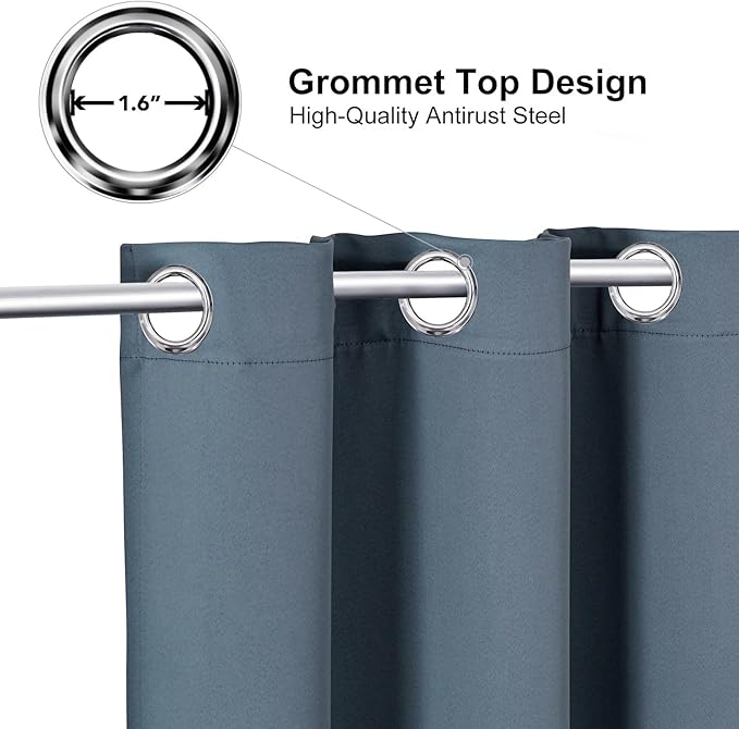 ChrisDowa Grommet Blackout Curtains - Image 3