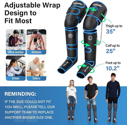 comrelax Air Compression Leg Massager - Image 6