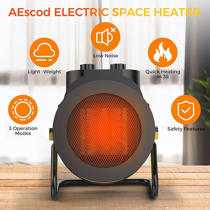 1500W Electric Space Heater - Image 5