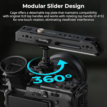 SmallRig Camera Cage for Sony FX2, HawkLock Quick Release FX2 Cage - Image 5