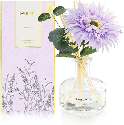 Reed Diffusers Set Lavender Scent by SAUSSVITA