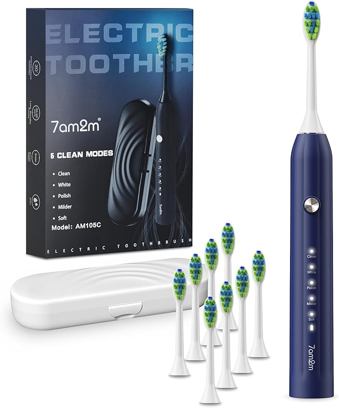 7AM2M Sonic Electric Toothbrush by 7AM2M