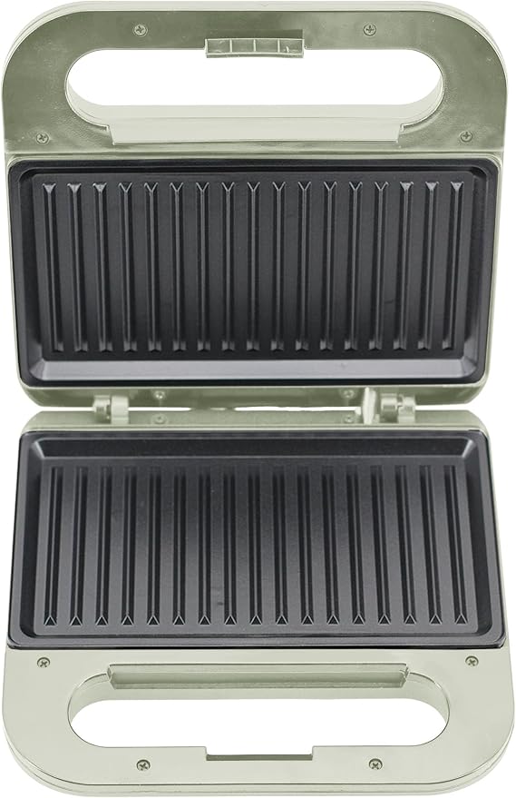 Living+ 9-Inch Electric Grill & Panini Press – Non-Stick Indoor Grill, 2-Slice - Image 2