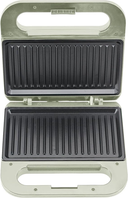 Living+ 9-Inch Electric Grill & Panini Press – Non-Stick Indoor Grill, 2-Slice - Image 2