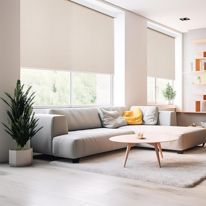 Zshine Motorized Blackout Window Blinds Customize Width Remote Control Wireless - Image 5