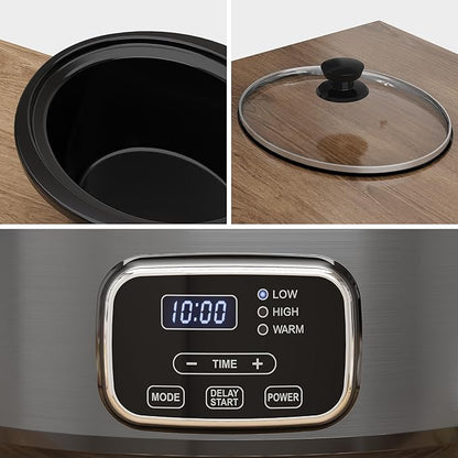 Sunvivi 4QT Slow Cooker, Programmable Pot - Image 5