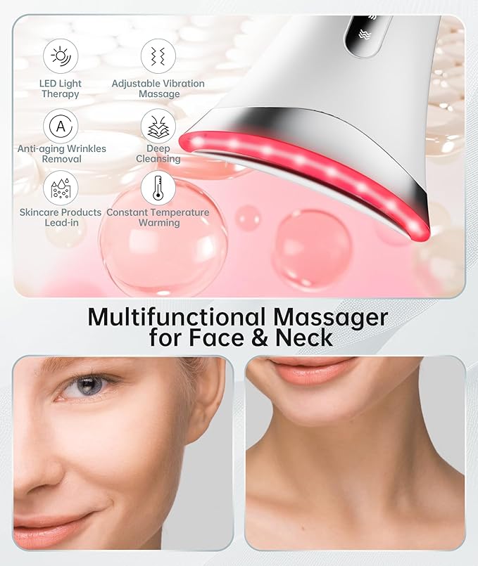 Dopsikn Red Light Therapy for Face and Neck, 7 Color Facial Massager - Image 4