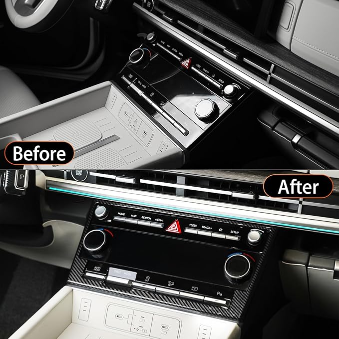 YOUTOOCAR Climate Control Panel Trim Frame Cover Compatible - Image 4