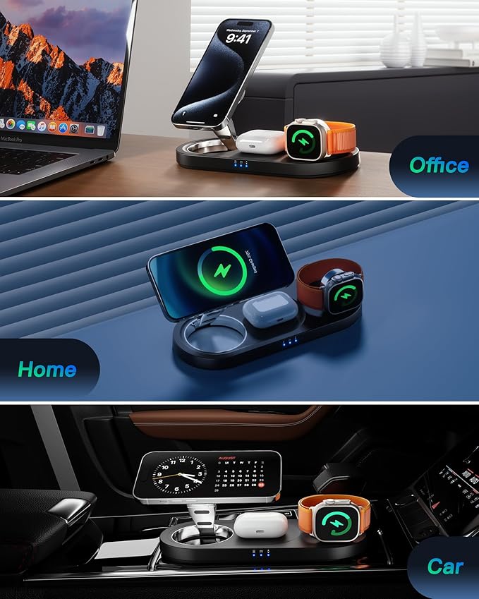 Upgraded 3 in 1 Wireless Charging Station - Image 7