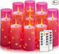 Flickering Flameless LED Candles, Battery Operated Candles 9 Pcs by Nimiko