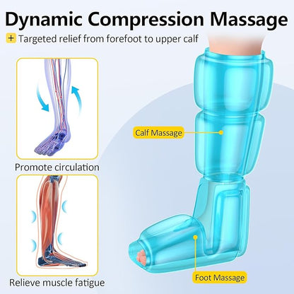 Comfytemp Air Compression Therapy Device K1011, Cordless Leg Massager - Image 3