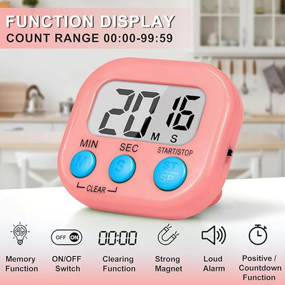 ZILLEEN Classroom Timer for Kids Teachers 2 Pack Digital Timers - Image 2