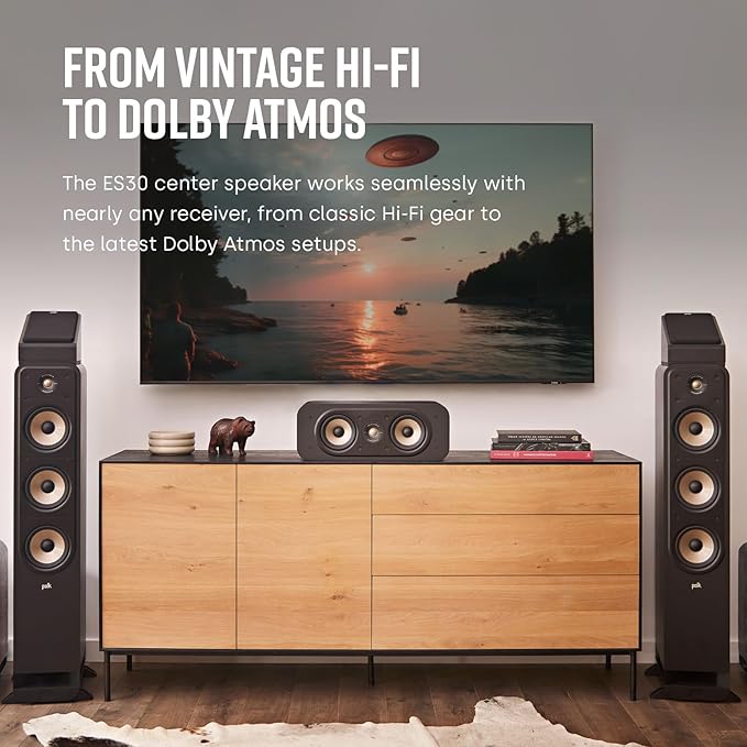 Polk Signature Elite ES30 Center Channel Speaker, Home Theater Speakers - Image 7