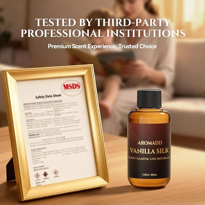 AROMADD Vanilla Silk Diffuser Oil Inspired by Luxury Hotel Scent 3.38 Fl Oz - Image 5