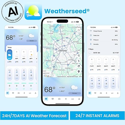 Sainlogic SA9 Plus Smart WiFi Weather Stations Wireless Indoor Outdoor Sensor - Image 2
