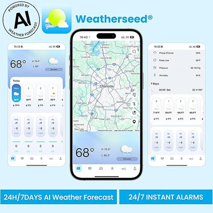 Sainlogic SA9 Plus Smart WiFi Weather Stations Wireless Indoor Outdoor Sensor - Image 2