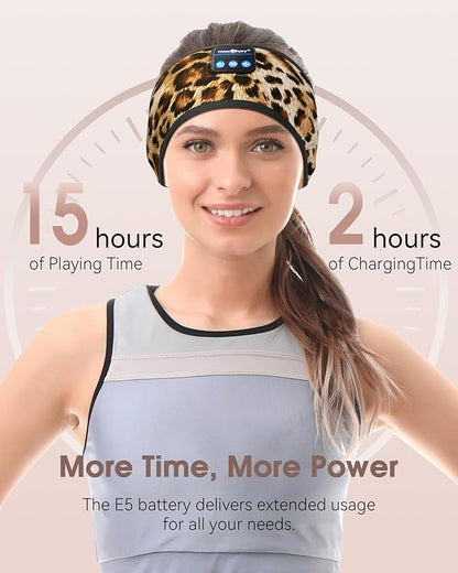 MUSICOZY Sleep Headphones Wireless Bluetooth 5.4 Sports Headband - Image 4