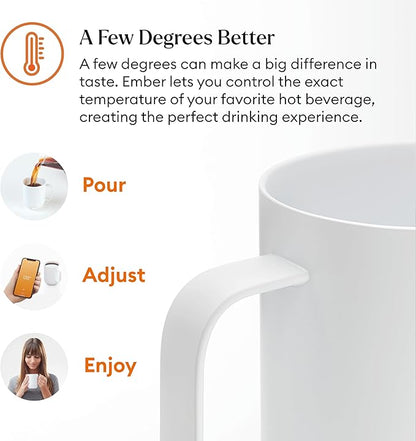 Ember Temperature Control Smart Mug 2, 10 Oz, App-Controlled Heated Coffee Mug - Image 6