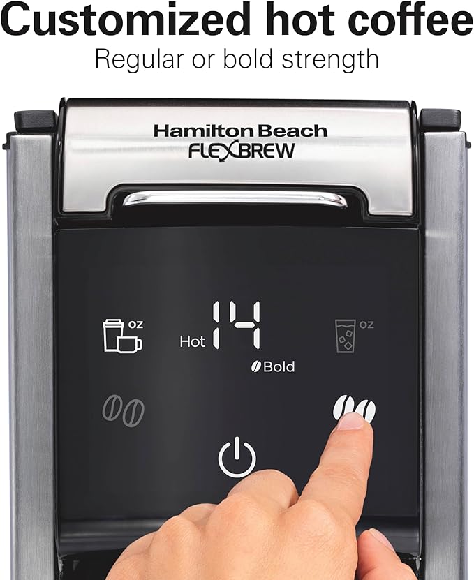 Hamilton Beach FlexBrew Advanced 4-in-1 Single Serve Hot & Iced Coffee Maker - Image 5