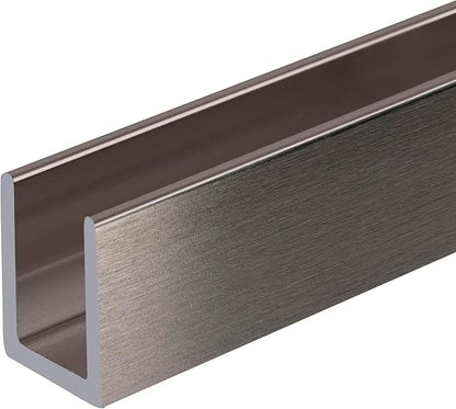Brixwell SDCD3812BN-XCP5 Brushed Nickel Frameless Shower Door Aluminum Deep - Image 3