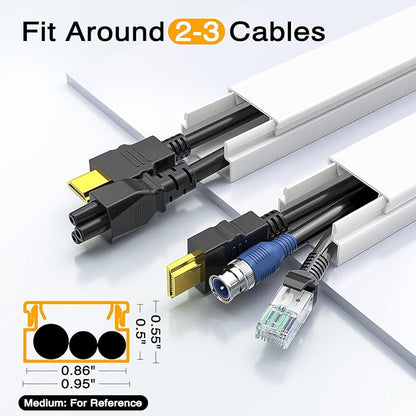 Delamu Cord Hider, 315in Wire Covers - Image 2